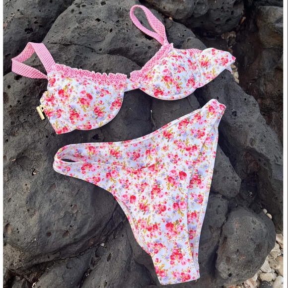 Strawberry Milk Mob Young Love Bikini Bottoms - Picture 1 of 9